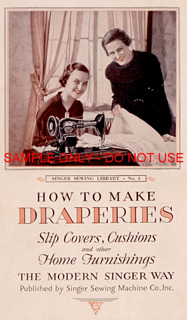 Singer How To Booklet 1930