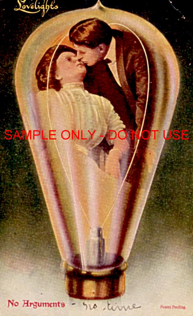 light bulb lovers 1910