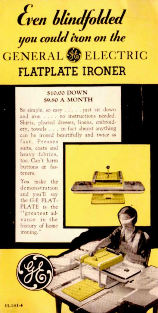 GE Ironing Flyer
