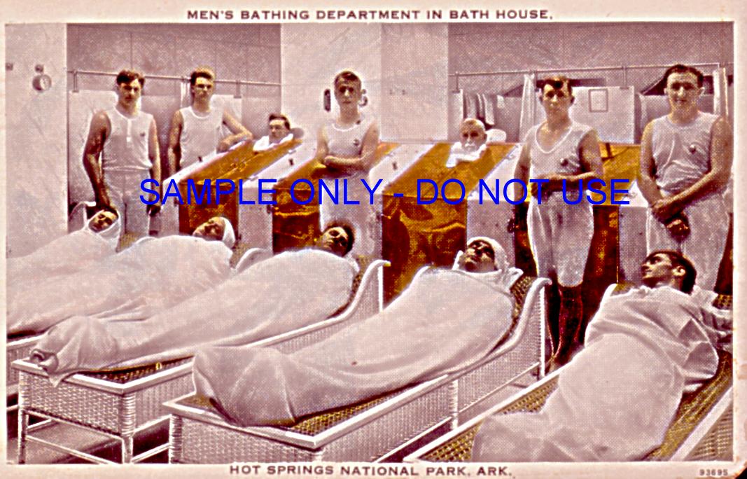 Men Hot Bath Room 1915