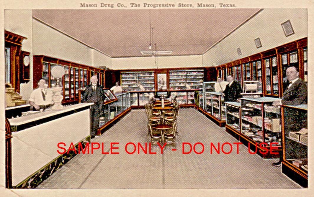 Progressive TX Drug Store 1910