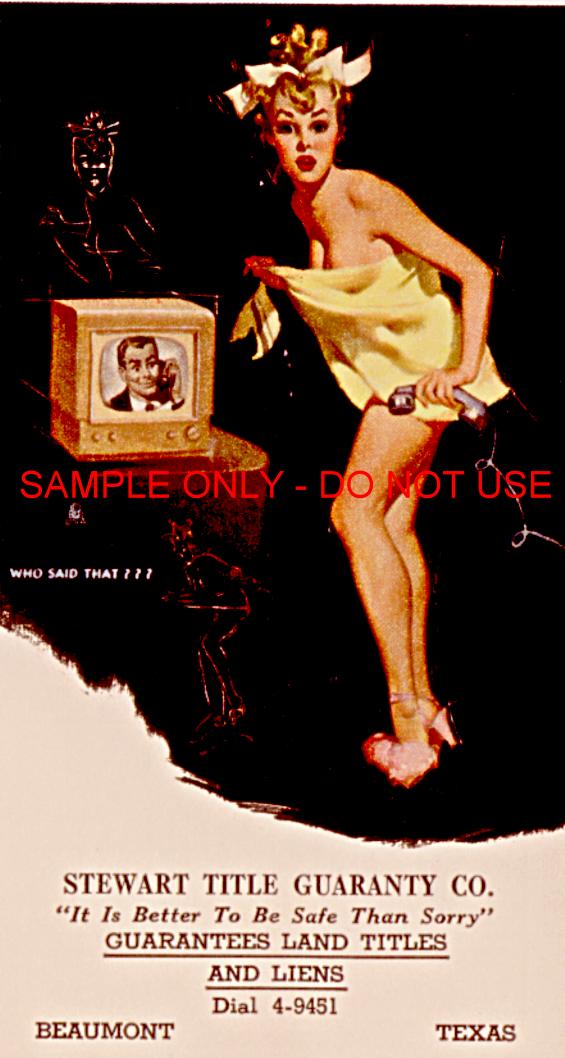 Who Said That Sexy Promo 1950s